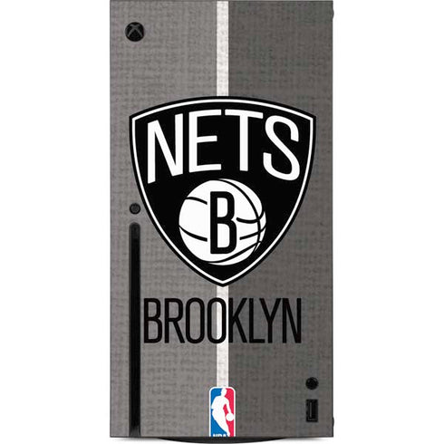 NBA Brooklyn Nets Canvas Xbox Series X Console Skin