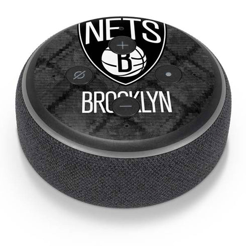 NBA Brooklyn Nets Dark Rust Amazon Echo Dot Skin