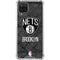 NBA Brooklyn Nets Dark Rust Galaxy A12 Clear Case