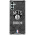 NBA Brooklyn Nets Dark Rust Galaxy A13 5G Clear Case
