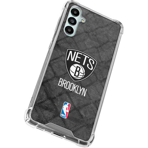 NBA Brooklyn Nets Dark Rust Galaxy A15 5G Clear Case