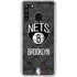 NBA Brooklyn Nets Dark Rust Galaxy A21 Clear Case