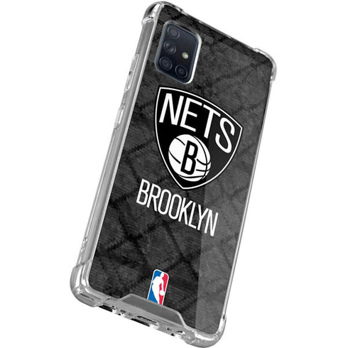 NBA Brooklyn Nets Dark Rust Galaxy A51 5G Clear Case
