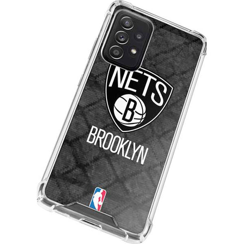 NBA Brooklyn Nets Dark Rust Galaxy A52 5G Clear Case