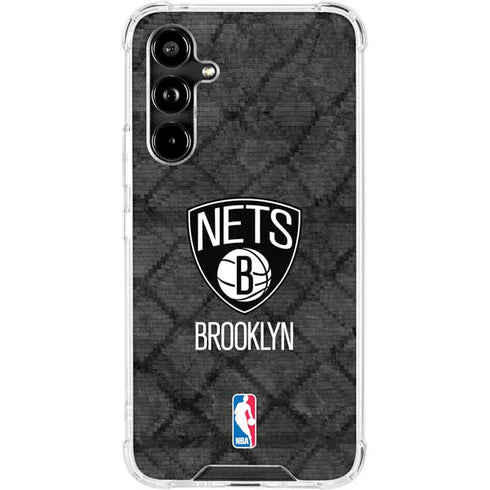 NBA Brooklyn Nets Dark Rust Galaxy A54 5G Clear Case