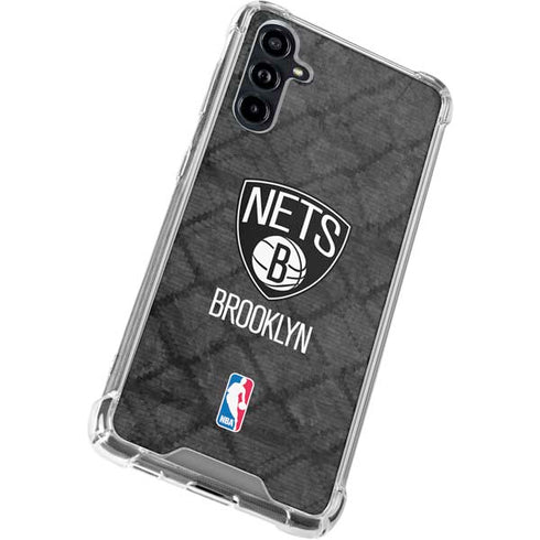 NBA Brooklyn Nets Dark Rust Galaxy A54 5G Clear Case