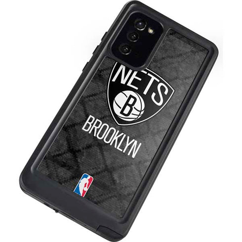 NBA Brooklyn Nets Dark Rust Galaxy Note20 5G Waterproof Case