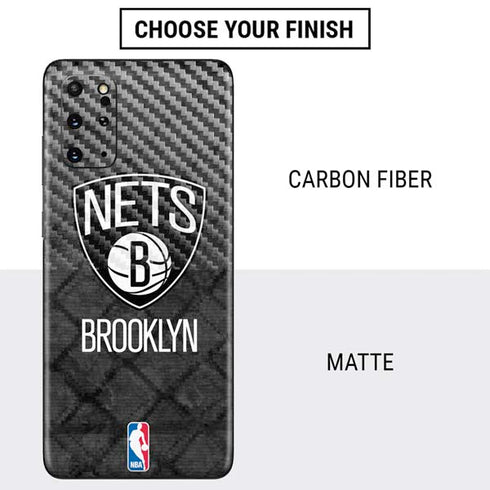 NBA Brooklyn Nets Dark Rust Galaxy S20 Plus Skin