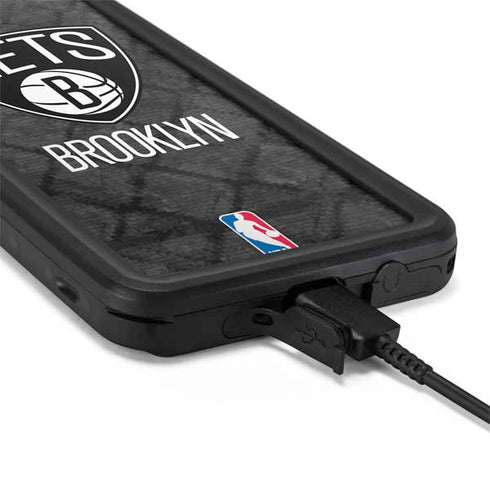 NBA Brooklyn Nets Dark Rust Galaxy S20 Plus Waterproof Case