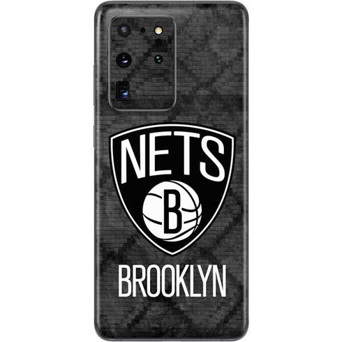 NBA Brooklyn Nets Dark Rust Galaxy S20 Ultra 5G Skin