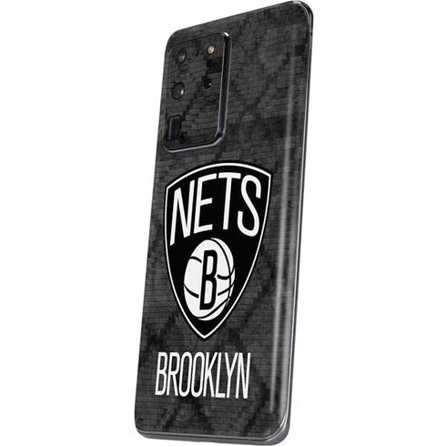 NBA Brooklyn Nets Dark Rust Galaxy S20 Ultra 5G Skin