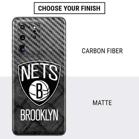 NBA Brooklyn Nets Dark Rust Galaxy S20 Ultra 5G Skin