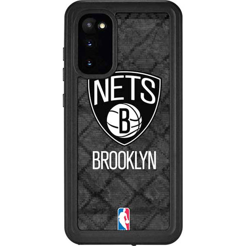NBA Brooklyn Nets Dark Rust Galaxy S20 Waterproof Case