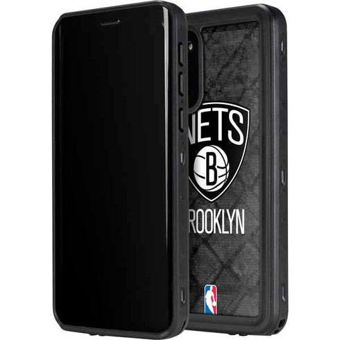 NBA Brooklyn Nets Dark Rust Galaxy S20 Waterproof Case