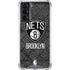 NBA Brooklyn Nets Dark Rust Galaxy S21 5G Clear Case