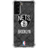 NBA Brooklyn Nets Dark Rust Galaxy S21 Plus 5G Clear Case