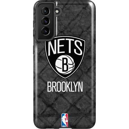 NBA Brooklyn Nets Dark Rust Galaxy S21 Plus 5G Pro Case