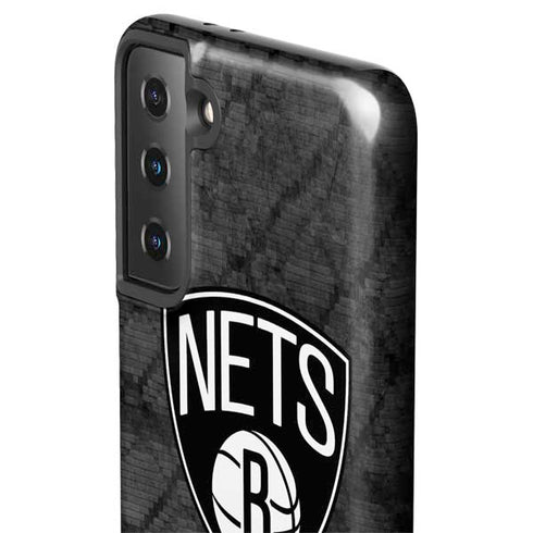 NBA Brooklyn Nets Dark Rust Galaxy S21 Plus 5G Pro Case