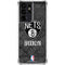 NBA Brooklyn Nets Dark Rust Galaxy S21 Ultra 5G Clear Case
