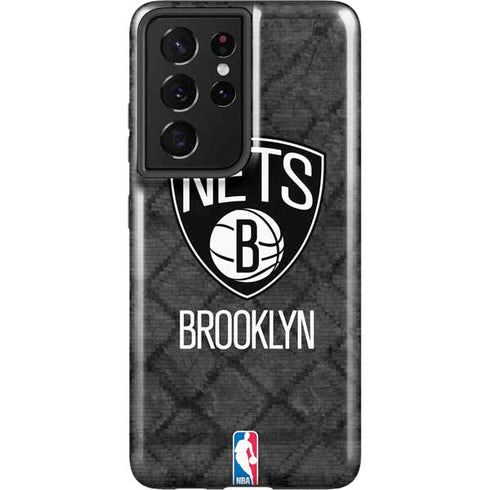 NBA Brooklyn Nets Dark Rust Galaxy S21 Ultra 5G Pro Case