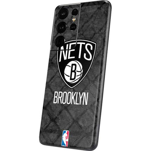 NBA Brooklyn Nets Dark Rust Galaxy S21 Ultra 5G Skin