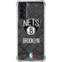 NBA Brooklyn Nets Dark Rust Galaxy S22 Clear Case