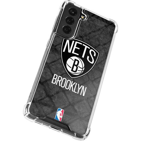 NBA Brooklyn Nets Dark Rust Galaxy S22 Clear Case
