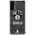 NBA Brooklyn Nets Dark Rust Galaxy S22 Plus Clear Case