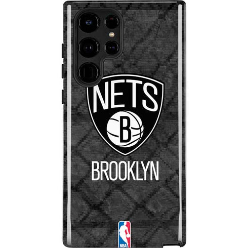 NBA Brooklyn Nets Dark Rust Galaxy S22 Ultra Pro Case