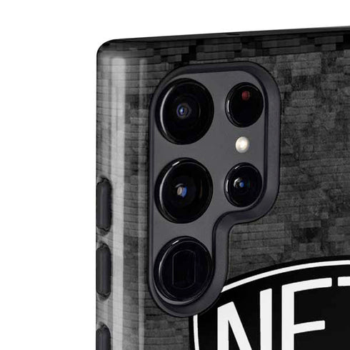 NBA Brooklyn Nets Dark Rust Galaxy S22 Ultra Pro Case