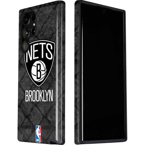NBA Brooklyn Nets Dark Rust Galaxy S22 Ultra Pro Case