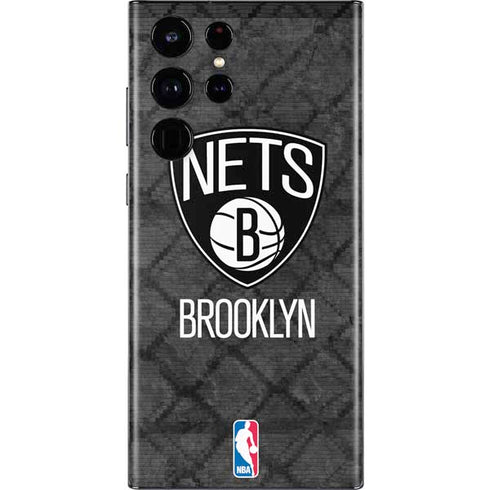 NBA Brooklyn Nets Dark Rust Galaxy S22 Ultra Skin