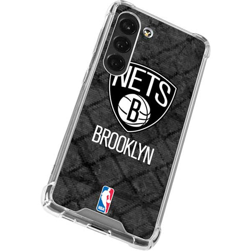 NBA Brooklyn Nets Dark Rust Galaxy S23 Clear Case