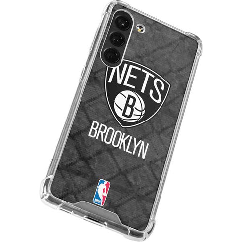 NBA Brooklyn Nets Dark Rust Galaxy S23 Plus Clear Case
