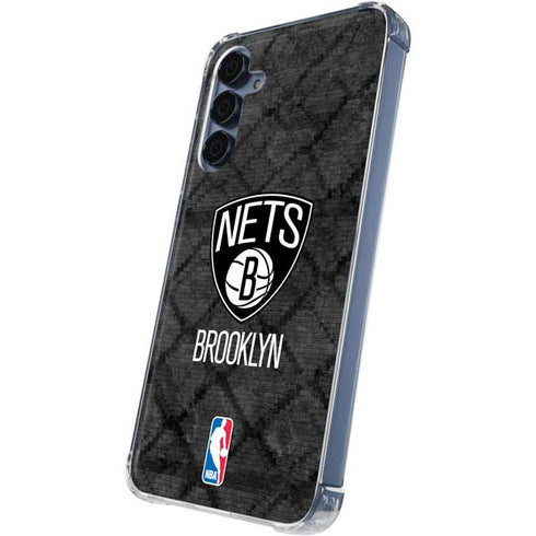 NBA Brooklyn Nets Dark Rust Galaxy S24 Clear Case