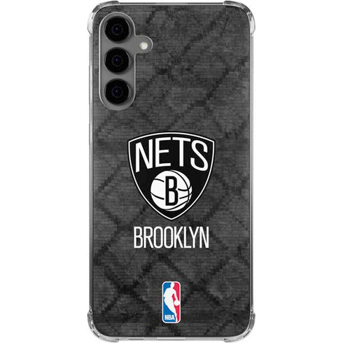 NBA Brooklyn Nets Dark Rust Galaxy S24 Plus Clear Case