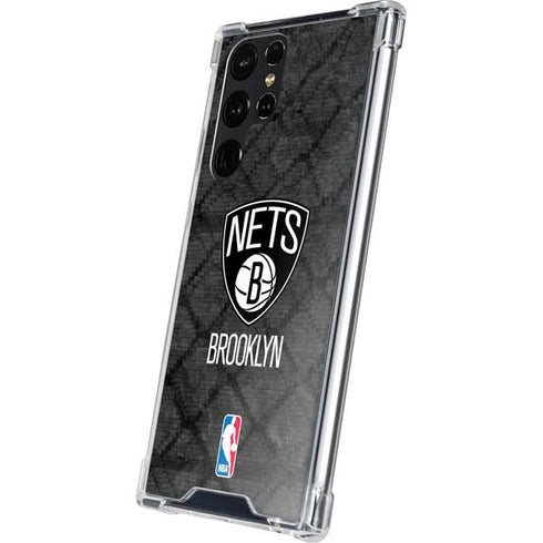 NBA Brooklyn Nets Dark Rust Galaxy S24 Ultra Clear Case