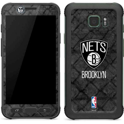 NBA Brooklyn Nets Dark Rust Galaxy S7 Active Skin