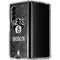 NBA Brooklyn Nets Dark Rust Galaxy Z Fold4 5G Clear Case