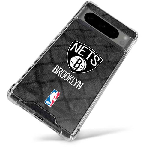 NBA Brooklyn Nets Dark Rust Google Pixel 8 Pro Clear Case