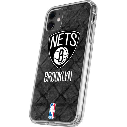 NBA Brooklyn Nets Dark Rust iPhone 11 Clear Case