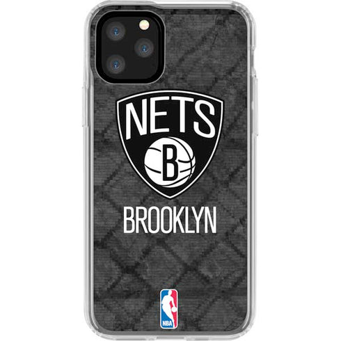 NBA Brooklyn Nets Dark Rust iPhone 11 Pro Clear Case