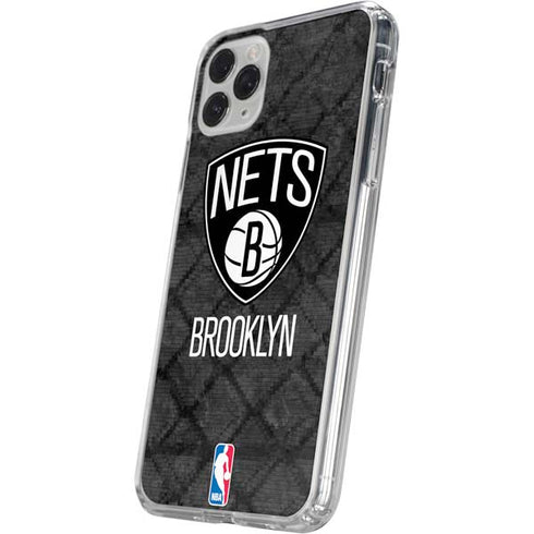 NBA Brooklyn Nets Dark Rust iPhone 11 Pro Clear Case