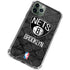NBA Brooklyn Nets Dark Rust iPhone 11 Pro Max Clear Case