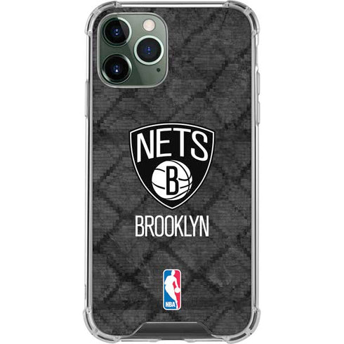 NBA Brooklyn Nets Dark Rust iPhone 11 Pro Max Clear Case