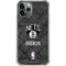 NBA Brooklyn Nets Dark Rust iPhone 11 Pro Max Clear Case
