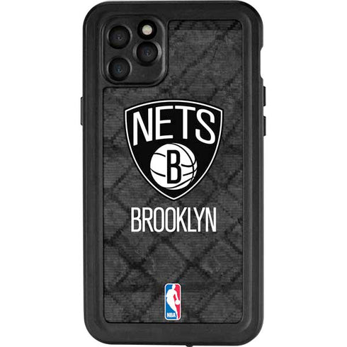 NBA Brooklyn Nets Dark Rust iPhone 11 Pro Max Waterproof Case