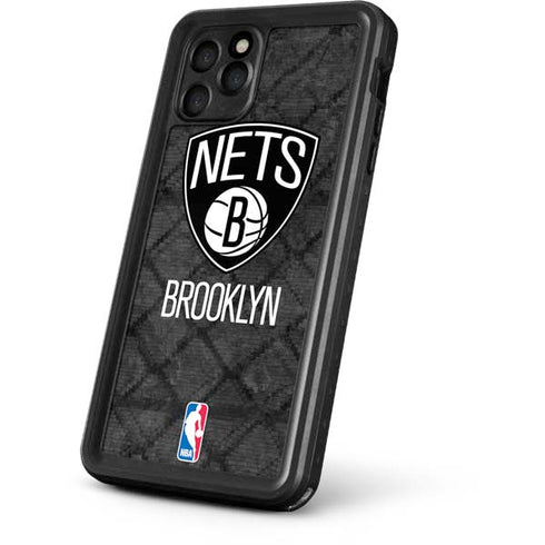 NBA Brooklyn Nets Dark Rust iPhone 11 Pro Waterproof Case