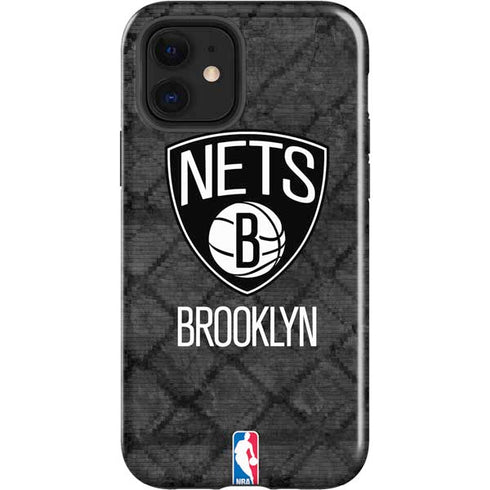 NBA Brooklyn Nets Dark Rust iPhone 12 Impact Case