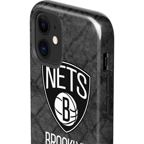 NBA Brooklyn Nets Dark Rust iPhone 12 Impact Case